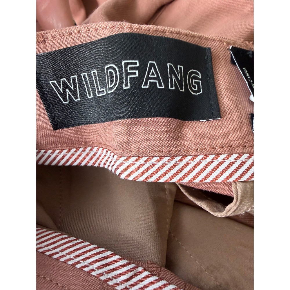 Wildfang Empower Trouser Womens Size 6 Rose Brown Tapered Straight Leg Workwear - Picture 9 of 10